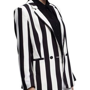 Black and White Beetlejuice Blazer